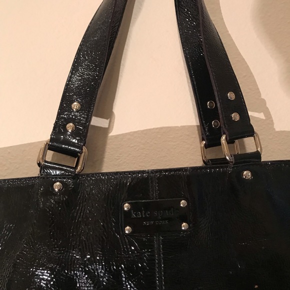 Kate Spade Black patent leather tote - Picture 2 of 5